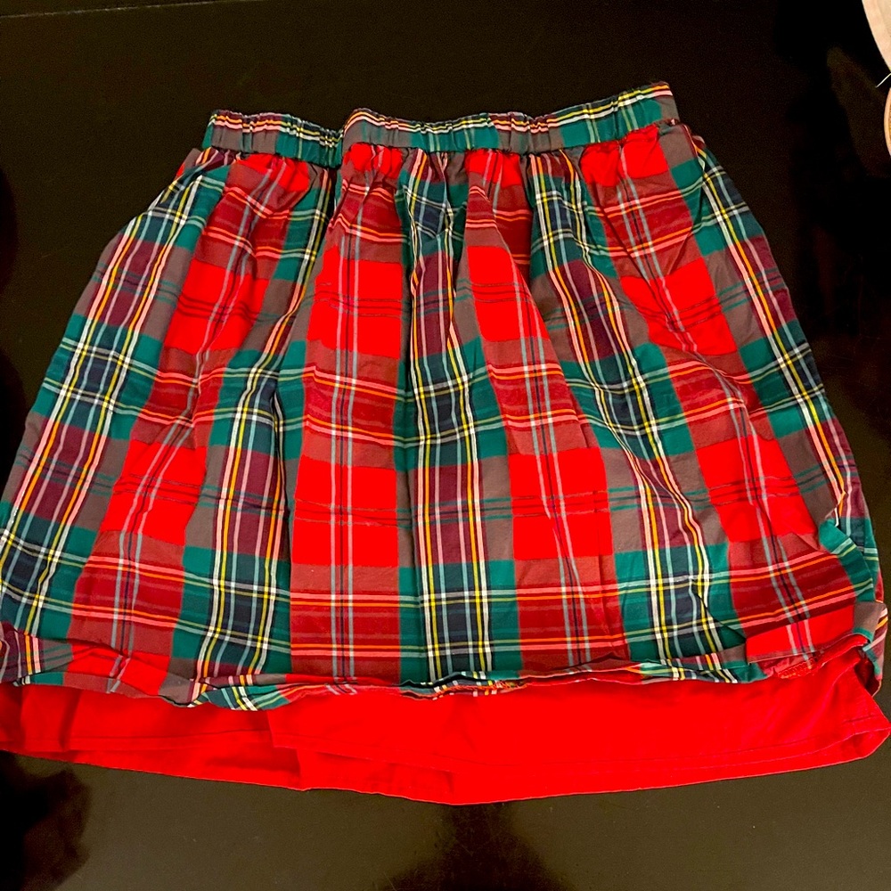 Crewcuts Holiday elastic waist skirt